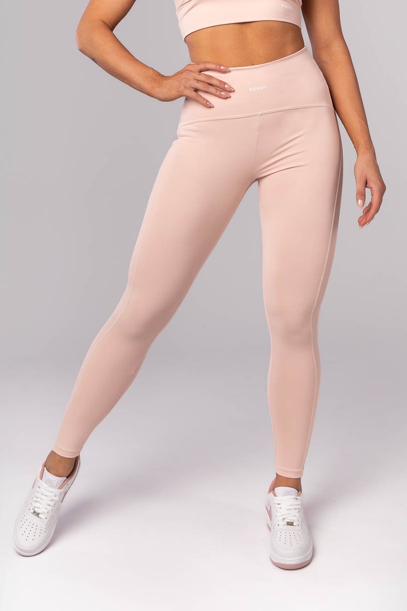 Calça Legging com Cós Diferenciado (Rosa Claro) | Ref: K4032-C