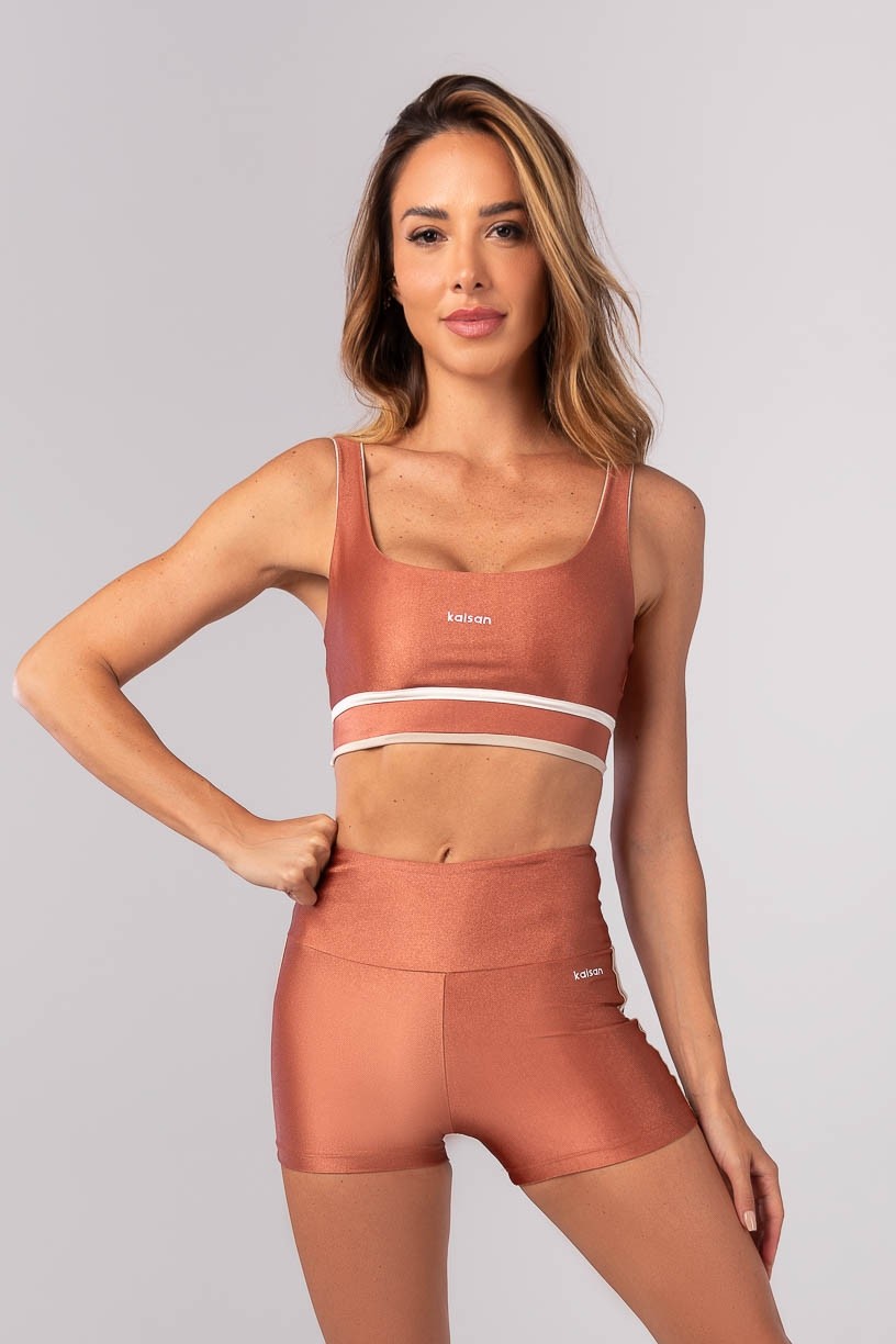 Top com Chapado no Cós (Cobre) | Ref: K4192-A