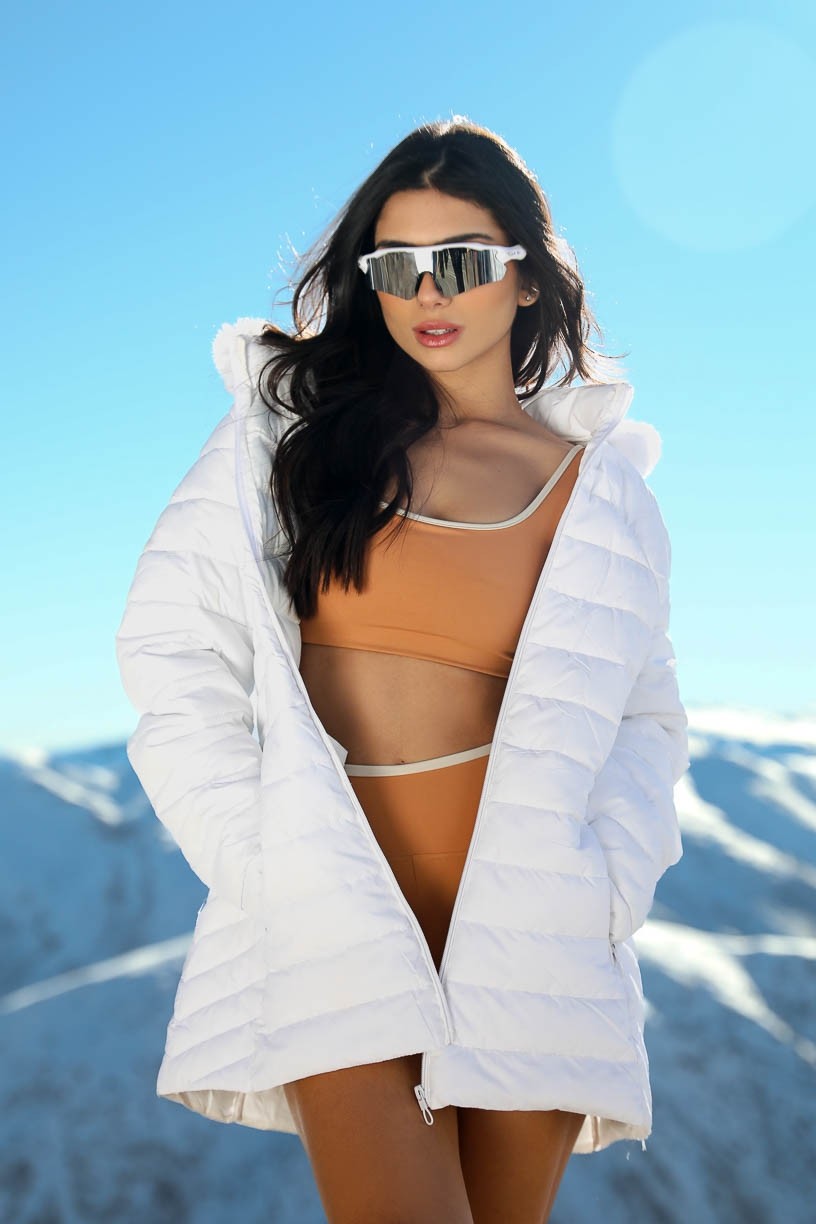 Top Alças Largas e Viés Contrastante (Caramelo / Bege) | Ref: K4219-A