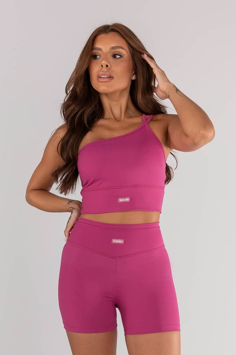 Top Assimétrico com Alças Duplas (Sorbet) | Ref: K4320-D