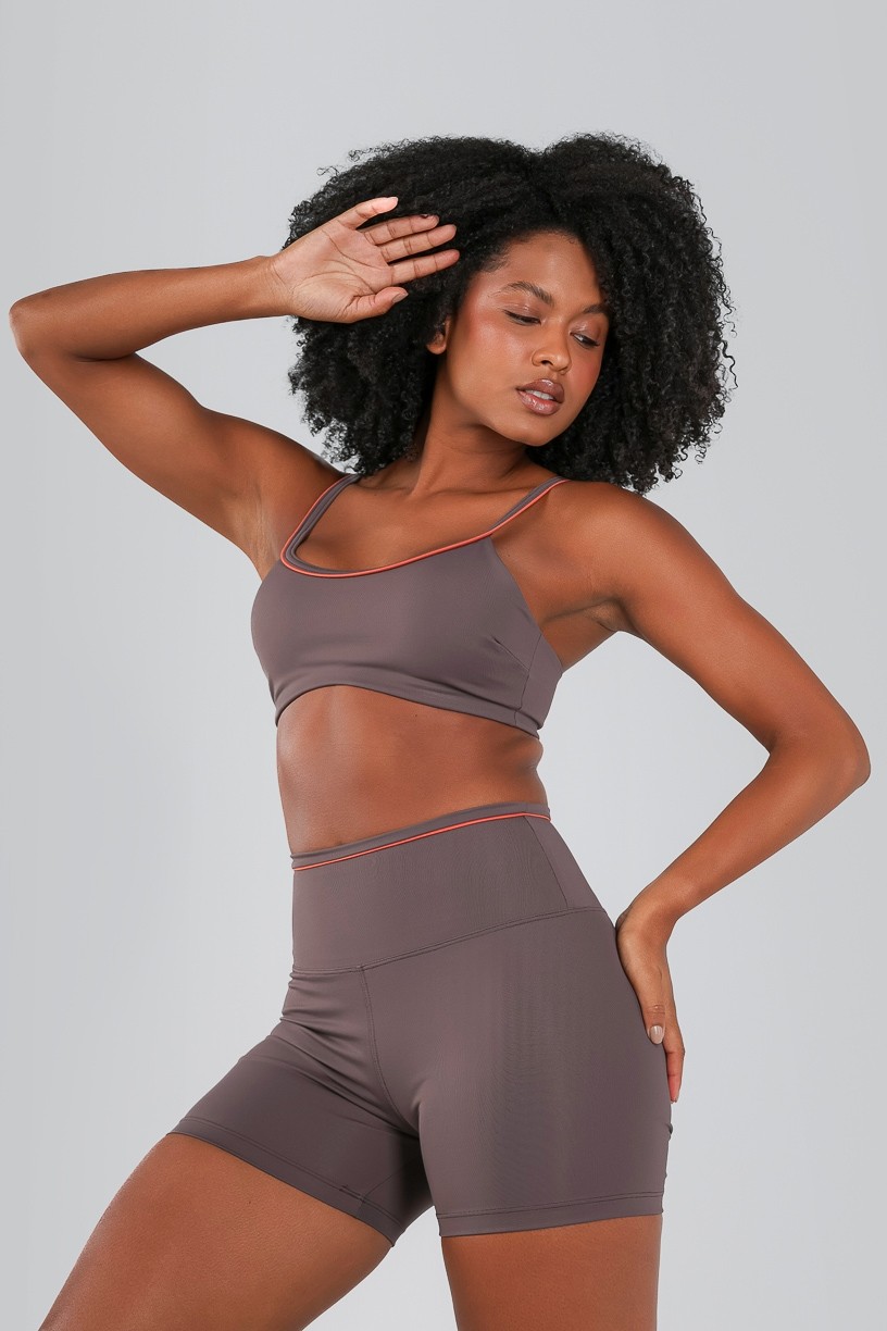 Short com Vivo (Trufa / Cobre) | Ref: K4726-A