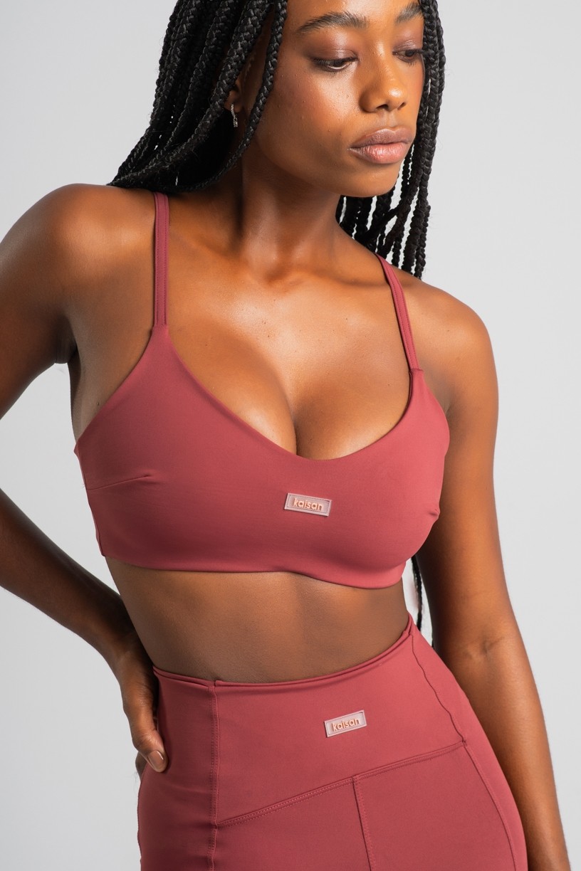 Top Slim com Alças (Rum) | Ref: K4535-D