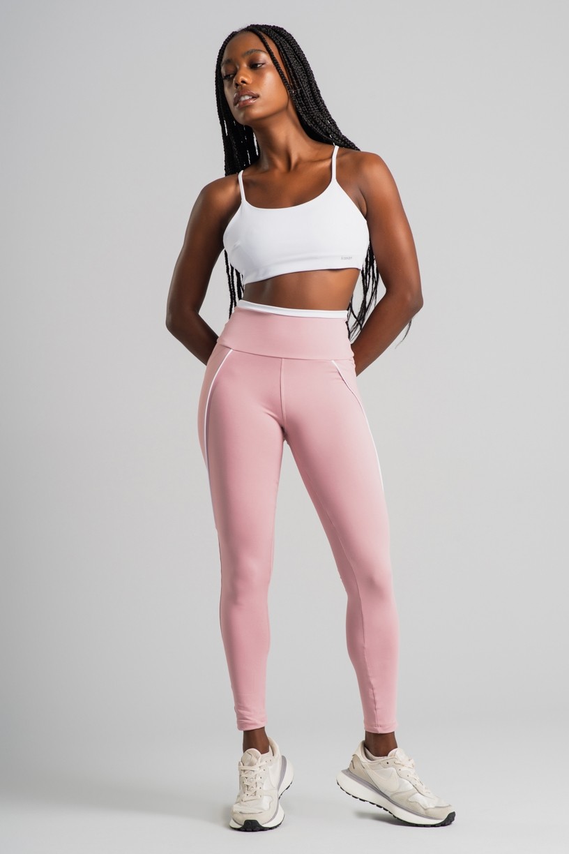 Top com Alças e Tiras nas Costas (Branco) | Ref: K4833-A