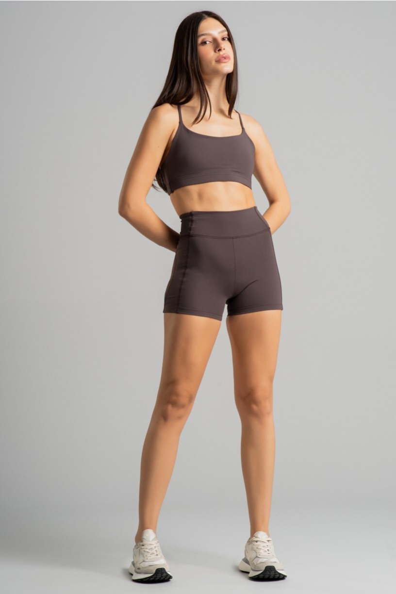 Short com Coberturas (Trufa) | Ref: K4388-E