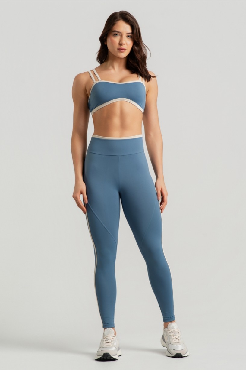 Top com Alças Duplas e Decote Sinuoso (Bruma / Off-White) | Ref: K4693-D