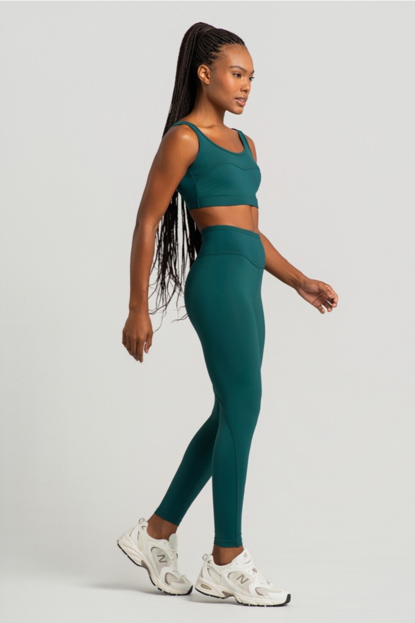 Calça Legging com Detalhes em Chapado (Imperial) | Ref: K4960-A