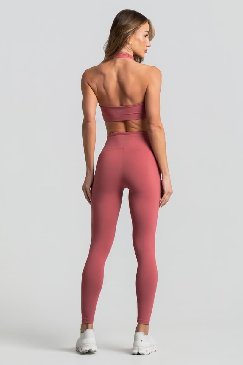 Calça Legging com Bolsos no Cós (Hibisco) | Ref: K4881-C