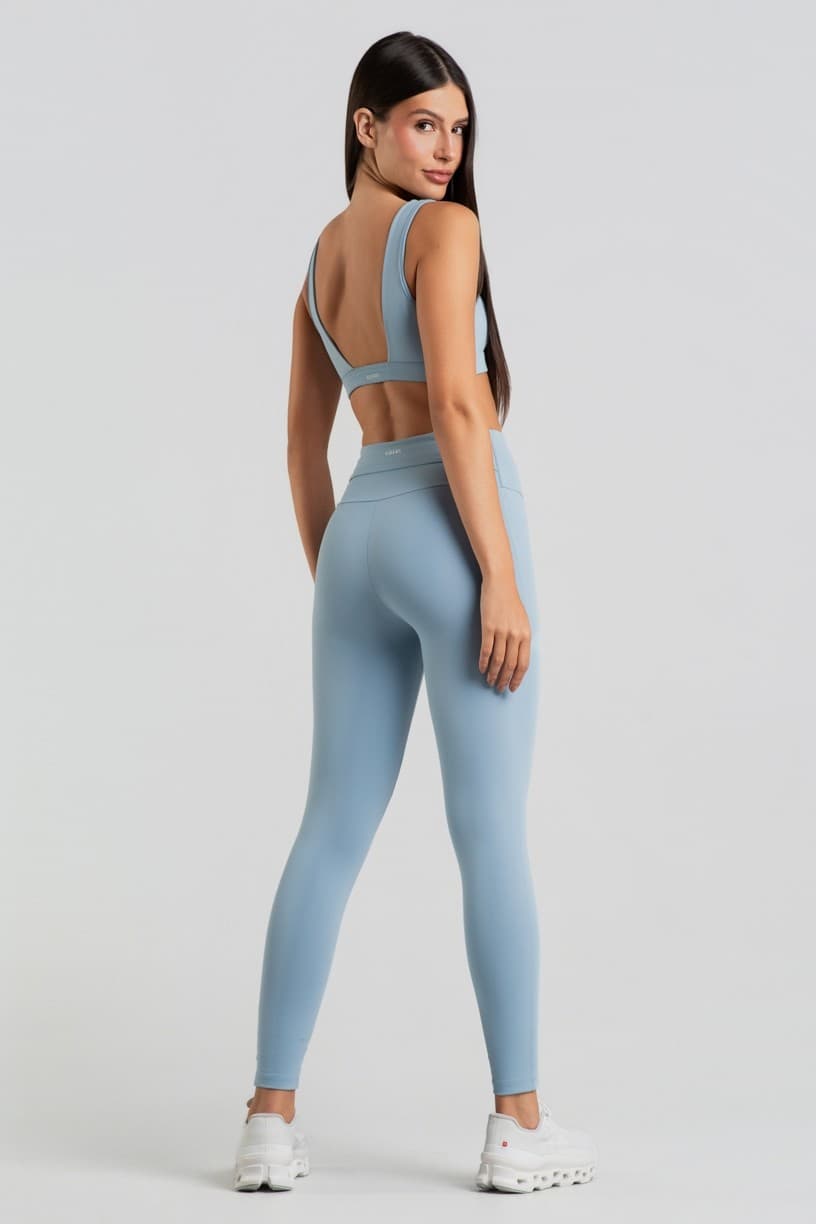 Calça Legging com Recorte e Bolso Amplo no Cós (Íris) | Ref: K5056-A