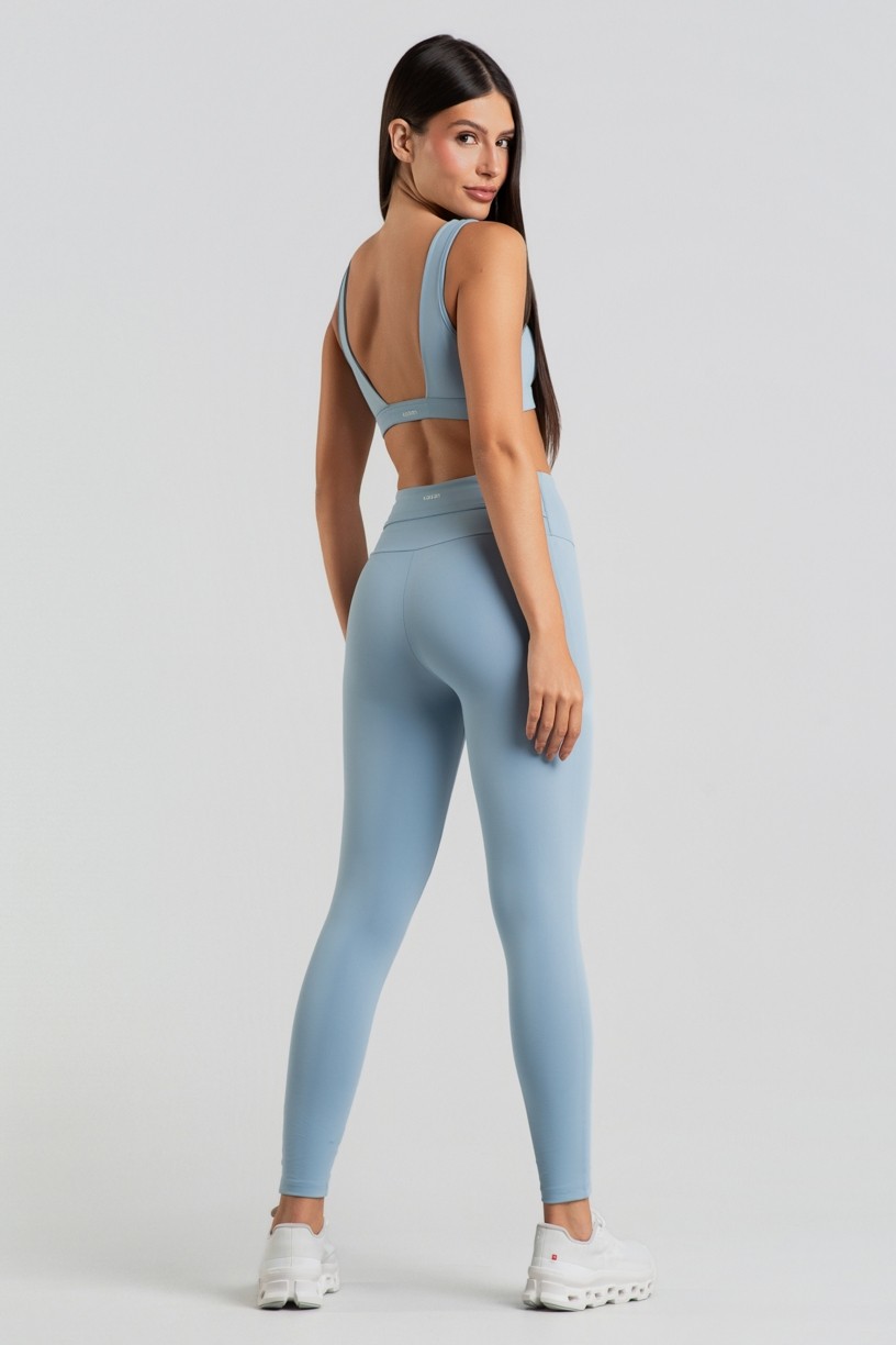 Calça Legging com Recorte e Bolso Amplo no Cós (Íris) | Ref: K5056-A