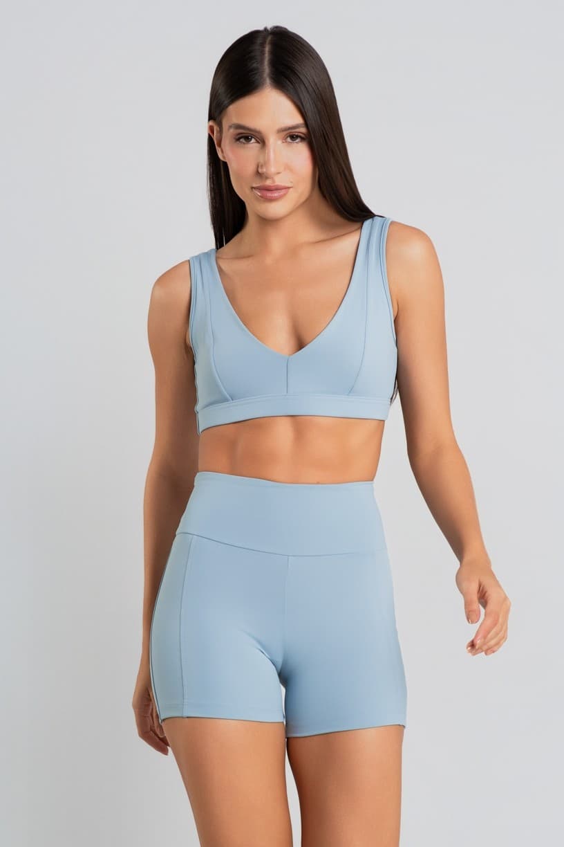 Short com Recorte e Bolso Amplo no Cós (Íris) | Ref: K5057-A