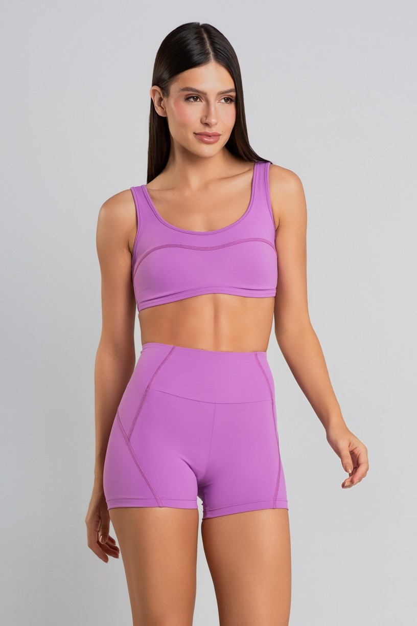 Short com Bolso no Cós Costas (Orquídea) | Ref: K4423-C