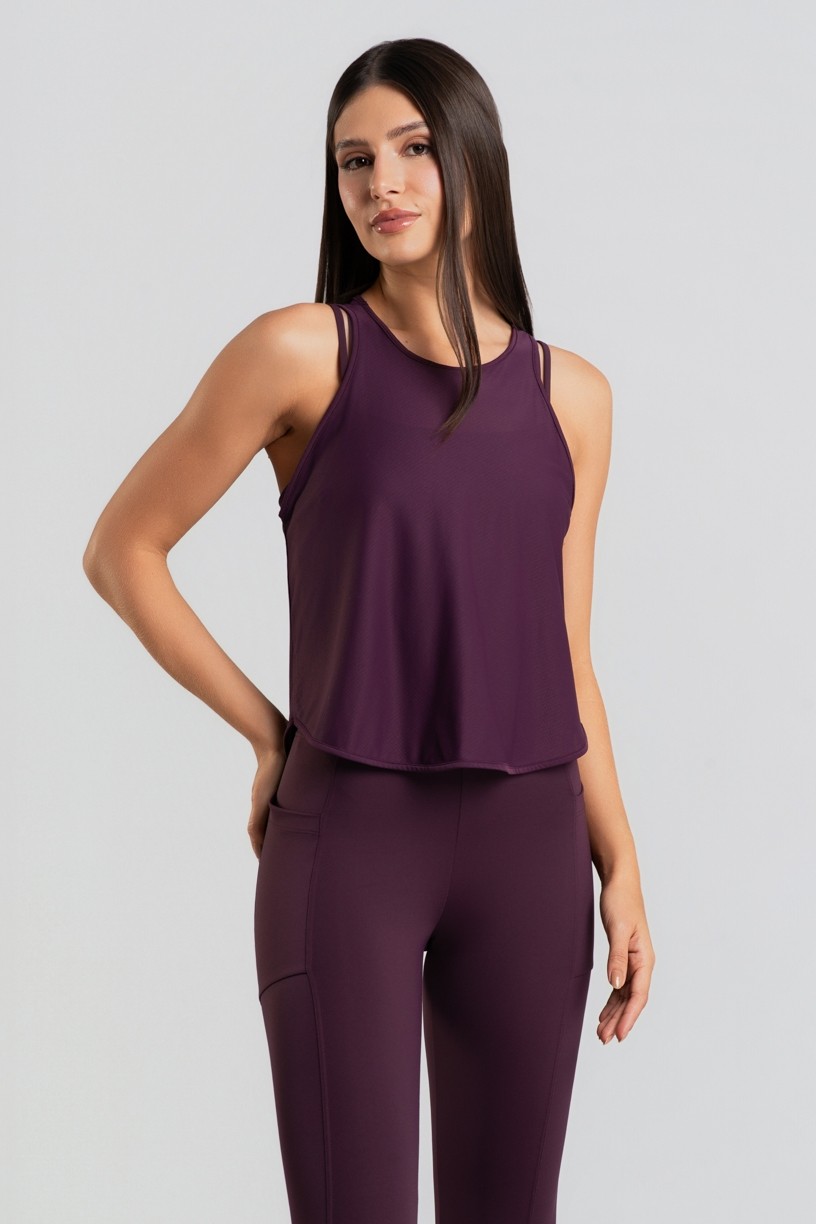 Regata Curta com Barra Arredondada (Velvet) | Ref: K4870-E