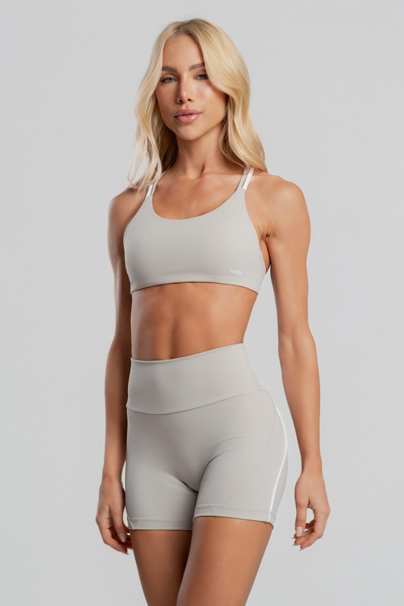 Short Sem Gancho com Vivo e Recorte (Duna / Vanilla) | Ref: K5100-A