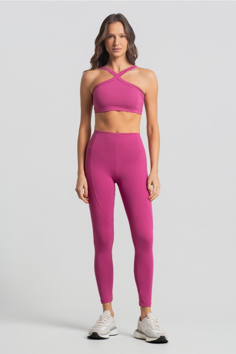 Calça Legging com Recortes (Sorbet) | Ref: K4984-B