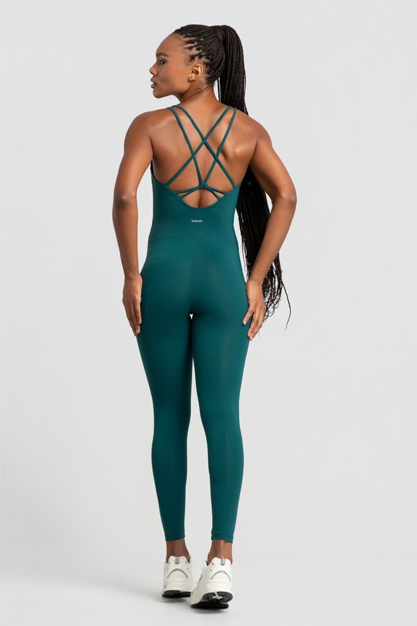 Macacão com Decote Reto e Tiras nas Costas (Imperial) | Ref: K4971-A