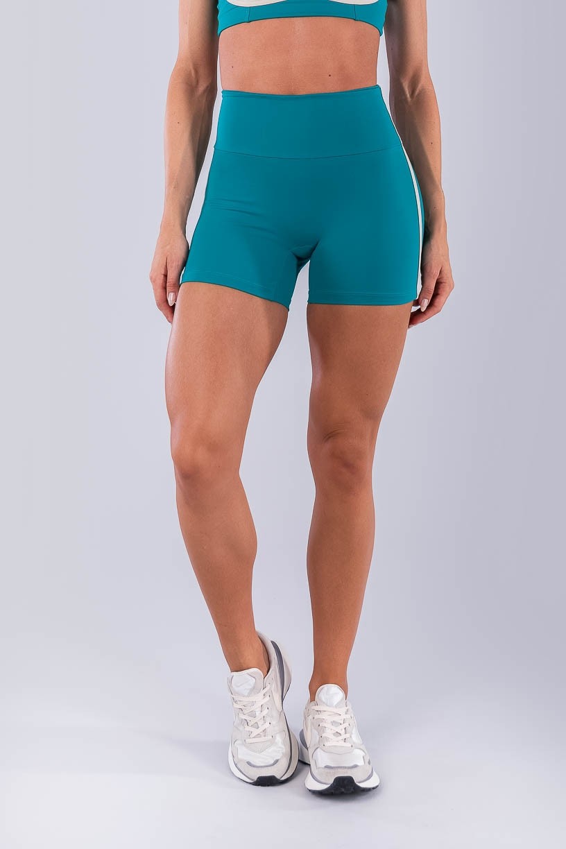 Short sem Gancho com Chapado Laterais (Jade / Bege) | Ref: K4486-C